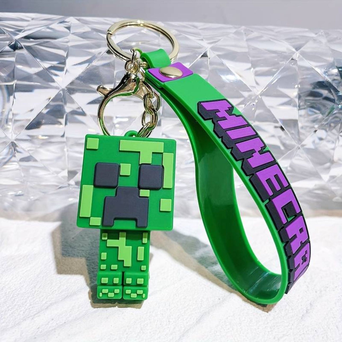 Minecraft Silicone 3D Keychains