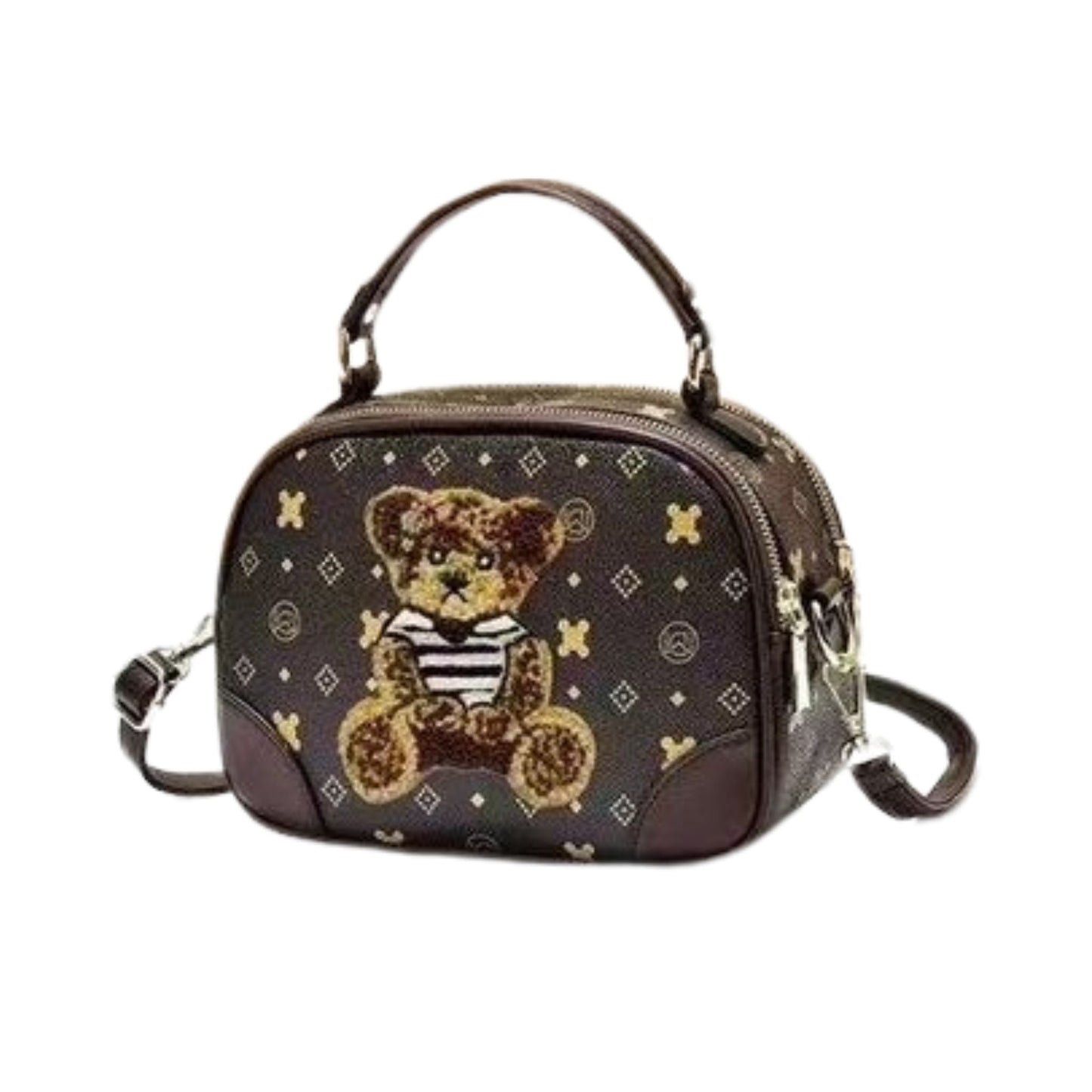 A1513 Bear Ladies Handbag / Crossbody