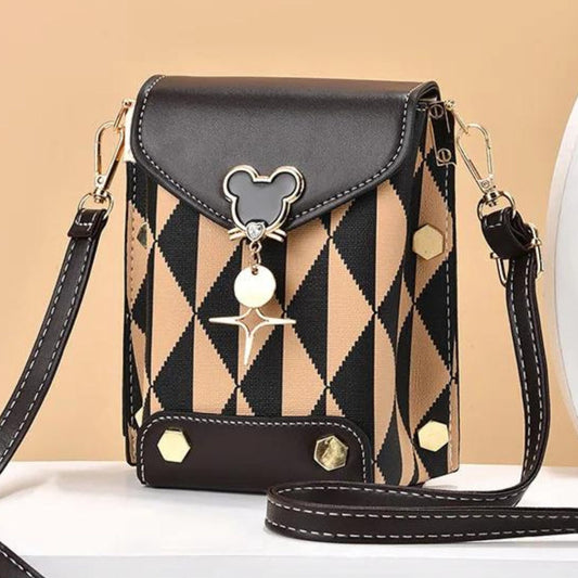 A1724 Minnie Mouse Crossbody Bag