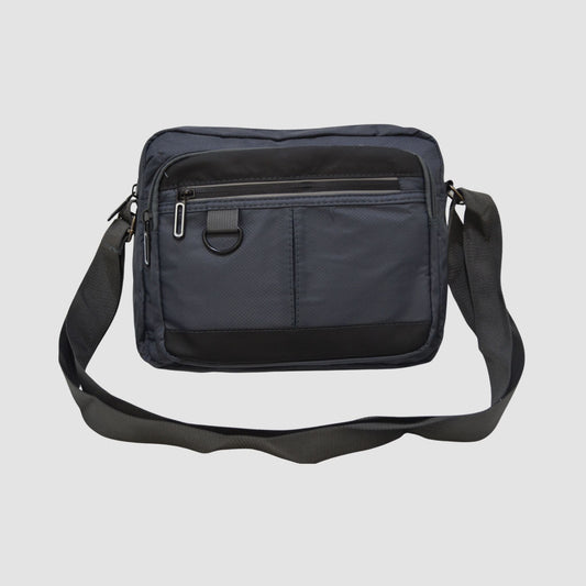 Grey Men Crossbody Bag