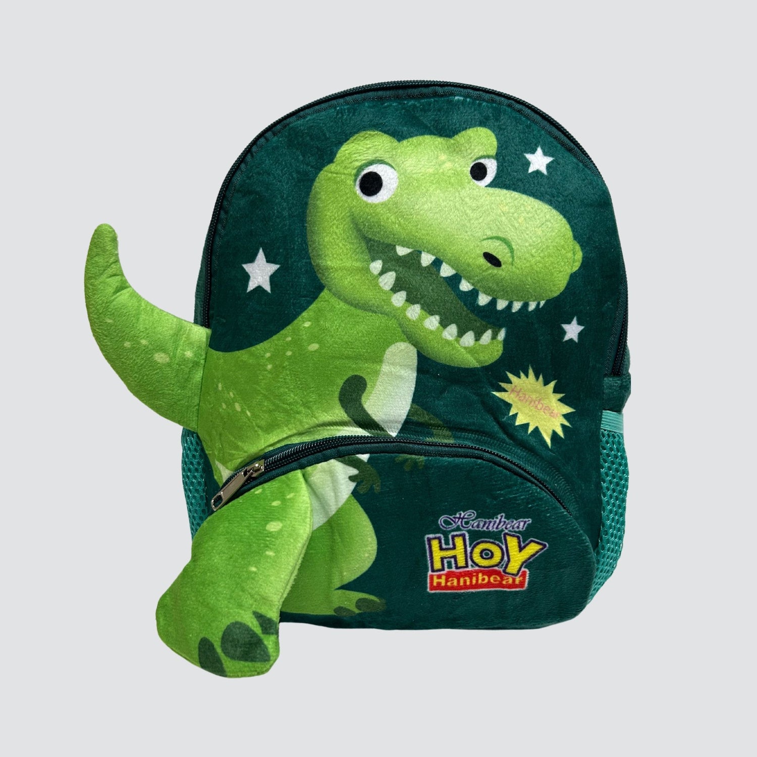 Green Plush Dinosaur Backpack