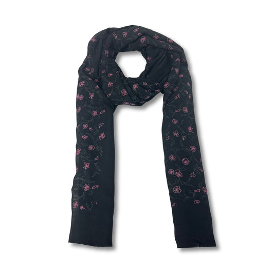 Ladies Flower Printed Scarf