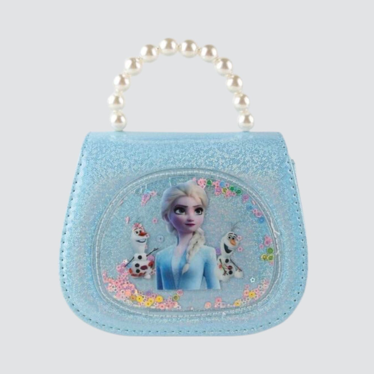 Blue Frozen Handbag / Crossbody Bag