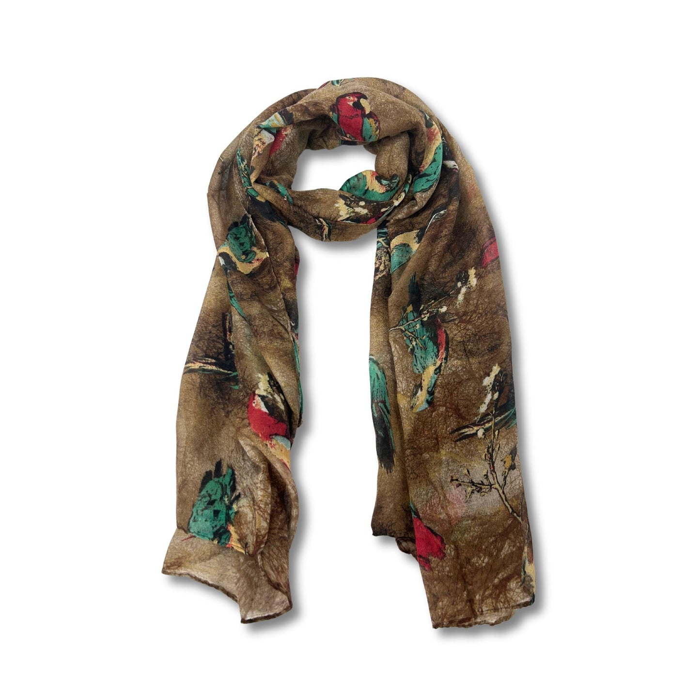 Ladies Tropical Printed Scarf