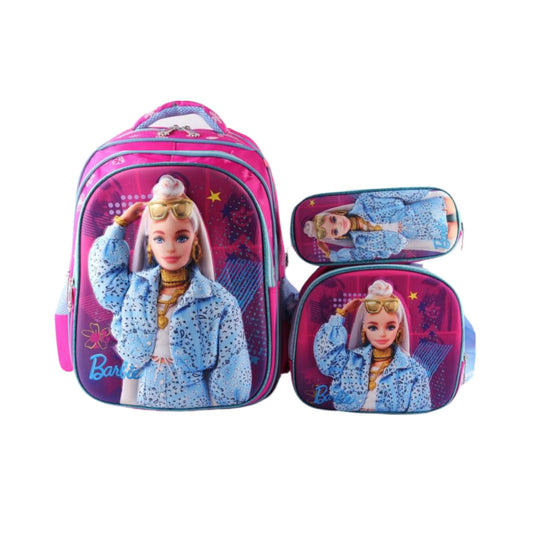 G322 Barbie Backpack / Trolley Set