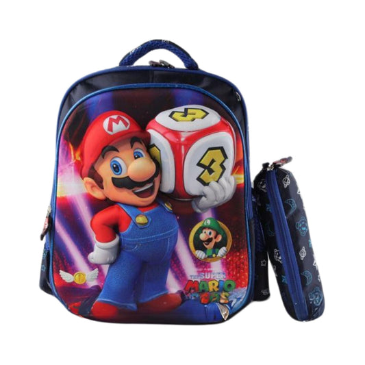 G241 Mario Bros Backpack & Pencil Case