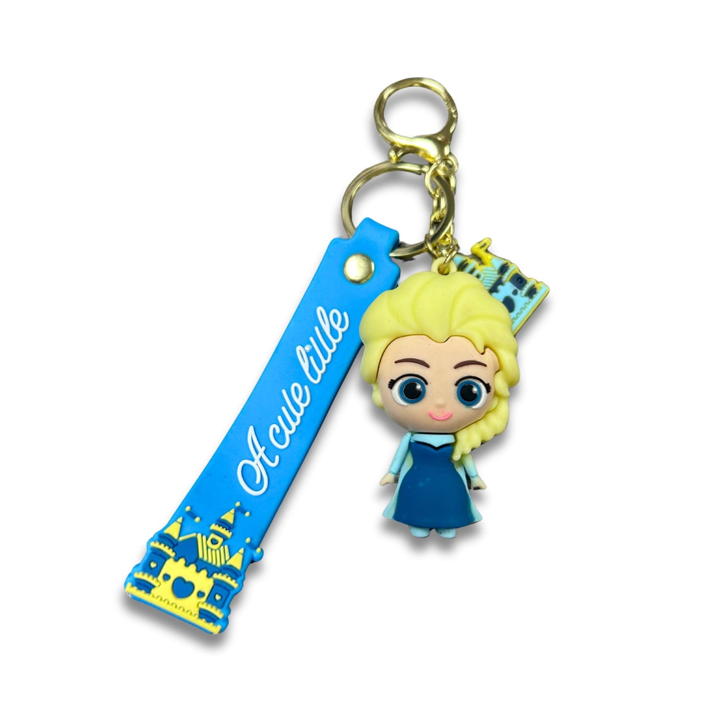 Disney Princess Silicone 3D Keychains