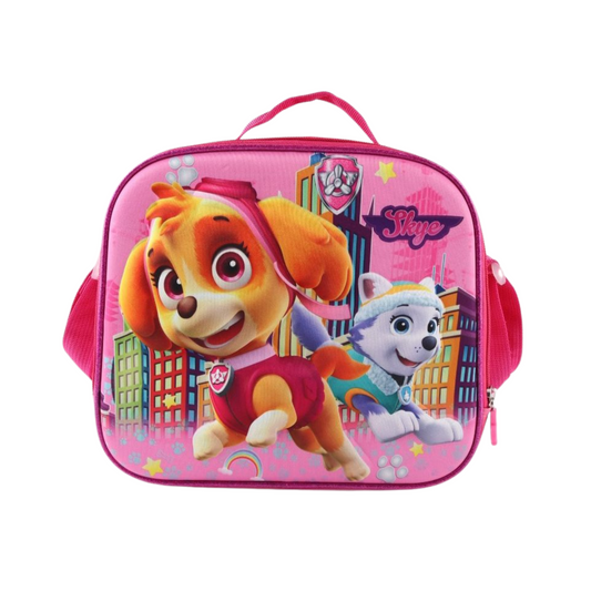 G244 Girls Paw Patrol Insulated Lunch Bags