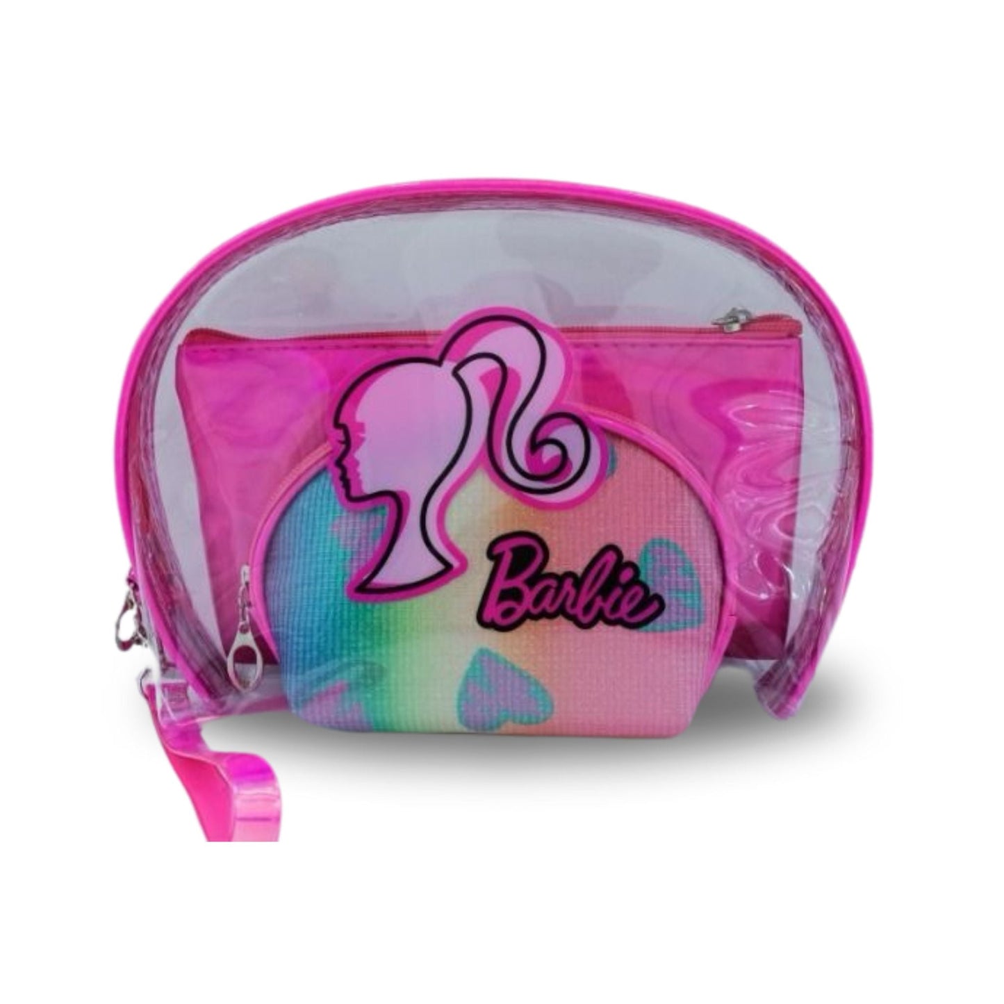 S3577 Barbie MultiPurpose 3 Piece Pouch Set