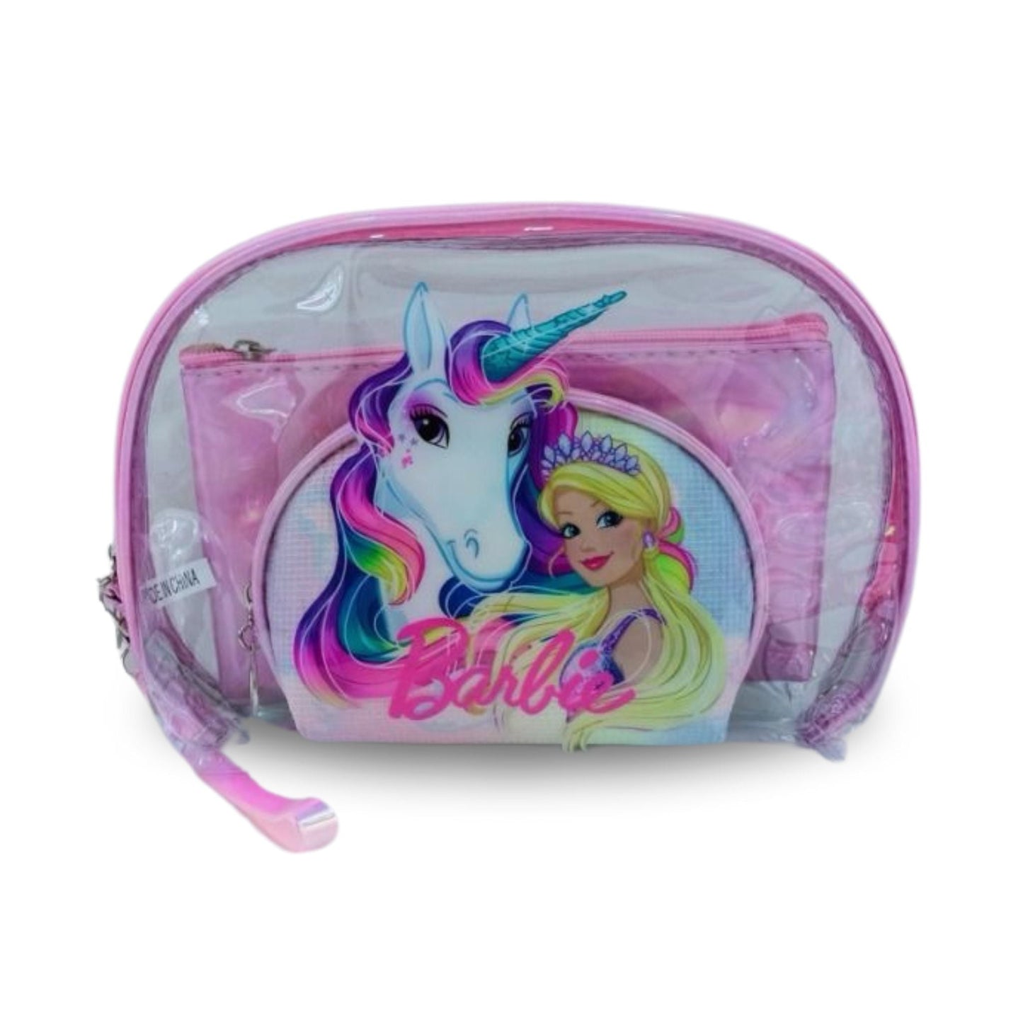 S3577 Barbie MultiPurpose 3 Piece Pouch Set